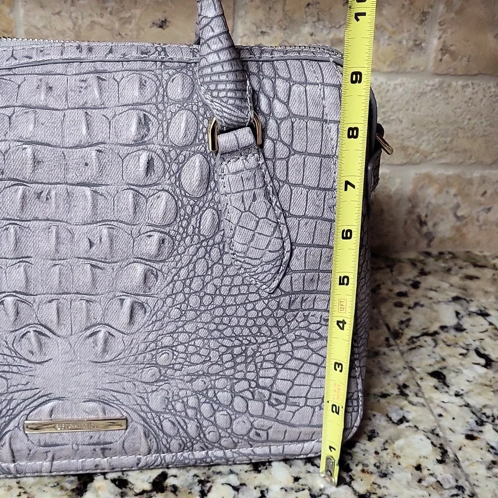 Brahmin Micaela Grey Tetra Satchel - Picture 4 of 16